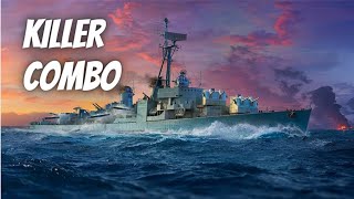 Yueyang can do it all with a killer combo amp T10 forgotten ship in World of Warships Wows Blitz [upl. by Iah]