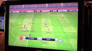 PES 2011 gameplay live from gamescom 4 [upl. by Anetta618]