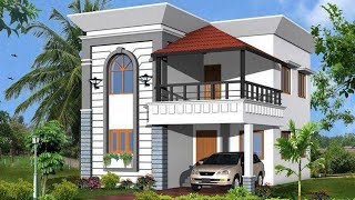 duplex house design in Bangladesh  ডুপ্লেক্স বাড়ির ডিজাইন ও খরচ  2 tola bari design [upl. by Elana]