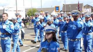 Harthill Loyalists  Orange Parade Bellshill 090711 in HD [upl. by Oyek]