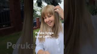 Peruka Sylwia kolorLatten hairstyle wig [upl. by Brandais]