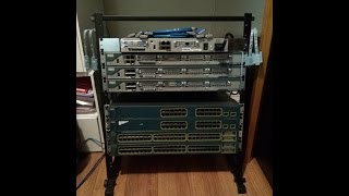 CCNA  CCNP Lab rack [upl. by Schreibe29]