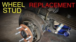 Wheel Stud Removal and Replacement Complete Guide [upl. by Nosidda]