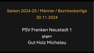 PSV Franken Neustadt 1 gegen Gut Holz Michelau [upl. by Airitak567]