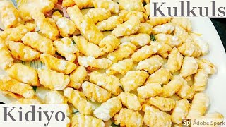 Christmas sweets  kulkuls  sugar coated kidiyo  kuswar recipes l Kidiyo recipe [upl. by Goodden]