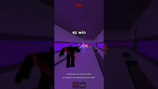 ez win roblox robloxmurdermystery2funnymoments mm2 [upl. by Adnirual324]