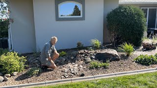 Front Yard Landscaping Ideas How to Add a Rock Garden [upl. by Keraj502]