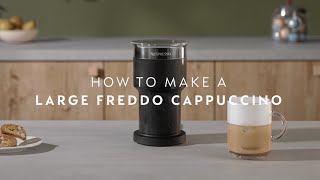 Nespresso Aeroccino XL  How to make a large Freddo Cappuccino [upl. by Assen]