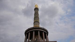 Walking at Victory Column Siegessäule Berlin [upl. by Ithnan]