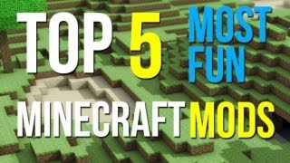 TOP 5 MODS FOR MINECRAFT  Most Fun Mods  132 [upl. by Klein]