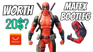 Mafex BootlegKnockoff Deadpool from Aliexpress 112 Action Figure Review [upl. by Dugald]