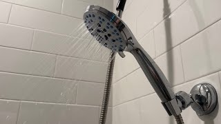 AquaCare shower head Review  water pressure and features [upl. by Trebled]