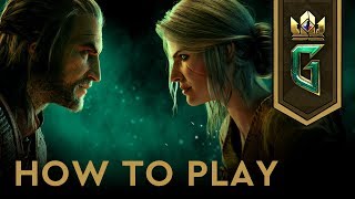 GWENT The Witcher Card Game  How to Play [upl. by Chantal]