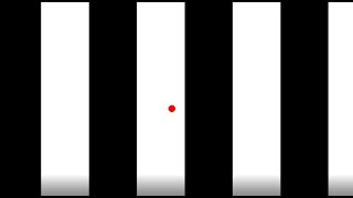 Optokinetic Training  Wide Stripes Rightleft w Red Dot [upl. by Hussey]