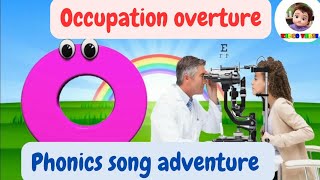 Occupation phonics song for children  Vocabulary song for kids Kidcoverse [upl. by Ahtikal]