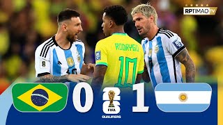 Brasil 0 x 1 Argentina ● 2026 World Cup Qualifiers Extended Goals amp Highlights ᴴᴰ [upl. by Malita]