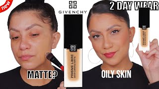 2 DAY WEAR TEST new GIVENCHY PRISME LIBRE MATTE FOUNDATION oily skin  MagdalineJanet [upl. by Odin]