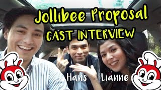 Jollibee Proposal Cast Interview HANS BEARD WAS FAKE [upl. by Aihseuqram285]