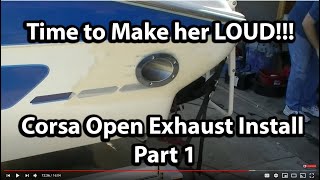 Corsa Captains Call Side Exhaust system installation and Start up PART1 VLOG 57 [upl. by Rafaela377]