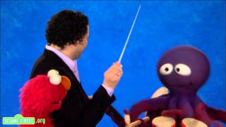 Sesame Street Gustavo Dudamel and Elmo Stupendous [upl. by Napas]