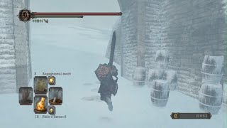 DARK SOULS II Scholar of the First Sin Frigid Outkirts  StrengthFaith build [upl. by Oiretule]