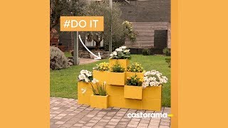 DIY  créer des jardinières en béton  Castorama [upl. by Reppep720]