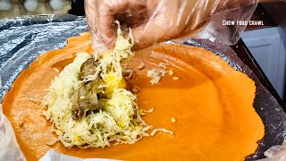 ILOCOS EMPANADA  Filipino Street Food  Chow Food Crawl [upl. by Vaas]