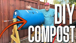 DIY Compost Tumbler Bin [upl. by Repinuj]