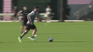 Lionel Messi training with Inter Miami  Raw video [upl. by Strickland]