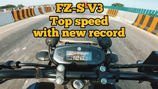 FZS V3  Top speed with new record in Bangladesh 😱😱 [upl. by Nauaj741]