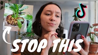 REACTING TO HOUSEPLANT TIK TOKS  good and bad plant hacks you should know [upl. by Oremor]