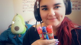 🍭TRIPLE PUSHPOP ASMR EATING SOUNDS🍭 pushpop asmr mouthsounds dulces eatingsounds eatingasmr [upl. by Guido194]