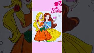 Coloring Gabbys Dollhouse Barbie amp True Magic Ink Coloring amp Activity Game Books NCSmusic [upl. by Imaon]