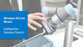 Intelligenter Roboter Flansch  Wireless IOLink Modul auf der Hannover Messe 2019 [upl. by Leblanc]