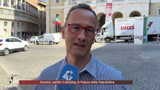 Ancona partito il restyling di Piazza della Repubblica [upl. by Kandace]