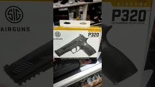 sig p 320 co2 45 postones pellet gun [upl. by Aij665]