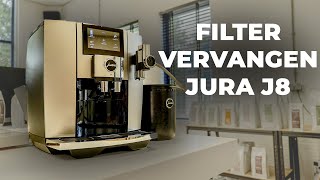 Filtervervanging JURA J8 EA Nederlands [upl. by Menendez]