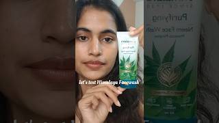 Himalaya Neem Facewash ph testshortsskincarephtest [upl. by Enilatan]