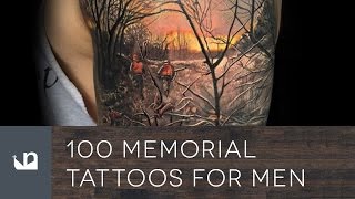 100 Memorial Tattoos For Men [upl. by Eneloc950]