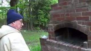 How to cook pizza in an outdoor brick oven [upl. by Nnairahs]