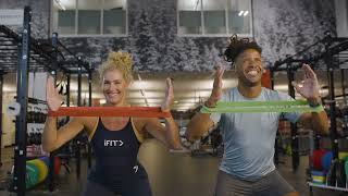 iFIT Train for Snowboarding  Knox Robinson amp Lindsey Jacobellis [upl. by Nyrek395]