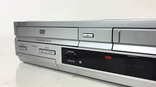 Sony SLVD350P Combo DVD Player VCR Recorder HiFi Stereo Silver [upl. by Hali323]