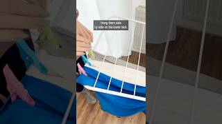 You can fit twice as many clothes on the drying rack Heres the trick [upl. by Vocaay]