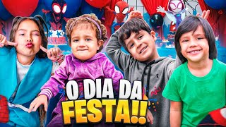 TUDO QUE ACONTECEU NA FESTA DE ANIVERSÁRIO DA VALENTINA E DO NOAH SOBRINHO [upl. by O'Dell247]