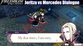 FE3H Jeritza vs Mercedes Unique Dialogue DLC 3  Fire Emblem Three Houses [upl. by Asiluj444]