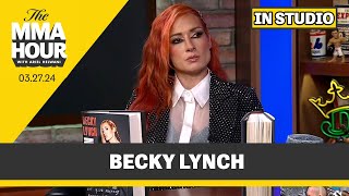 Becky Lynch Talks Vince McMahon Ronda Rousey Rhea Ripley Comments More  The MMA Hour [upl. by Yromas]