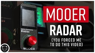 Mooer Radar  IR amp Power Amp Sim Pedal  Review [upl. by Chao]