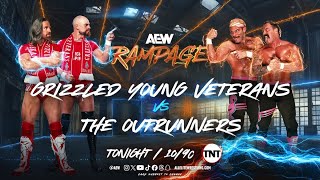 WWE 2K24 Grizzled Young Veterans Vs The Outrunners  AEW Rampage 83024 [upl. by Brandi696]