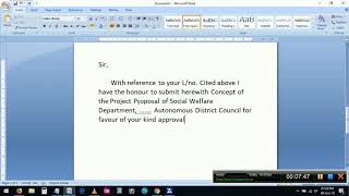 How to write Forwarding Letter for Project Proposal Submission [upl. by Rot]