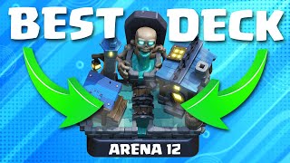 BEST ARENA 12 DECK CLASH ROYALE [upl. by Atauqal]